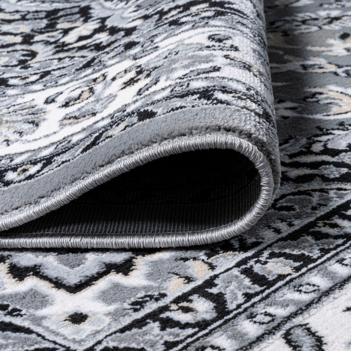 Palmette Modern Persian Floral Runner Rug