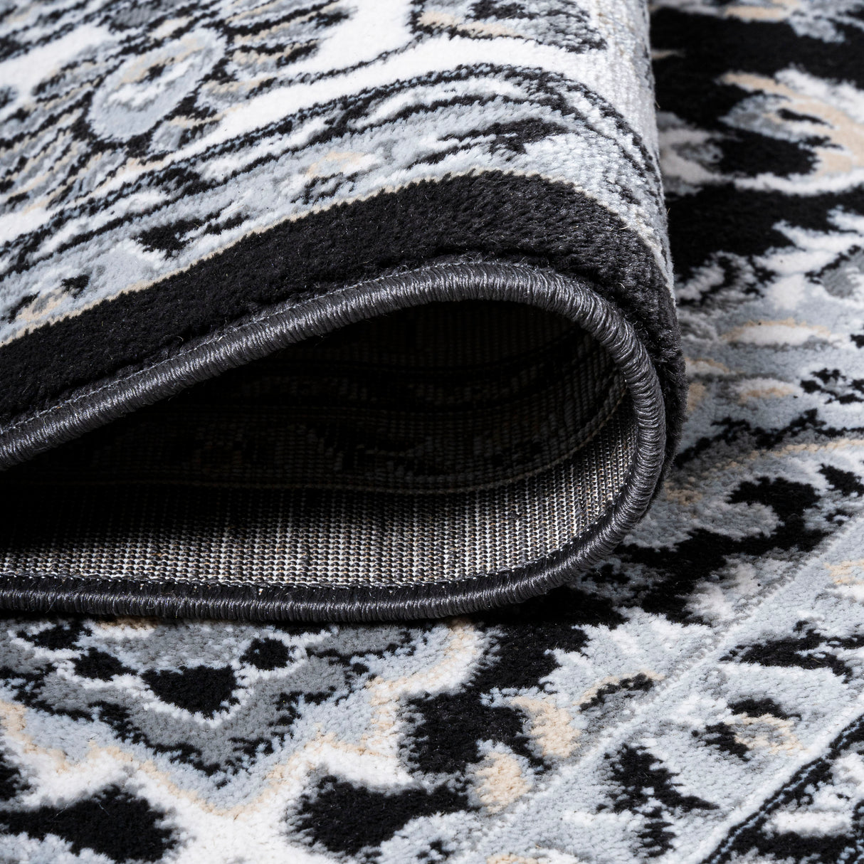 Palmette Modern Persian Floral Area Rug