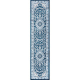 Palmette Modern Persian Floral Runner Rug