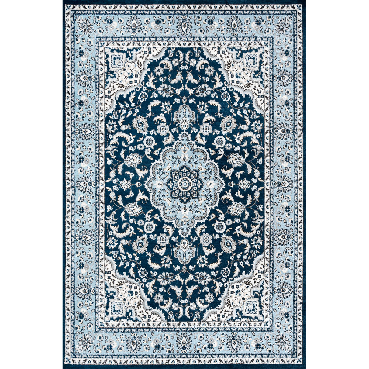 Palmette Modern Persian Floral Area Rug