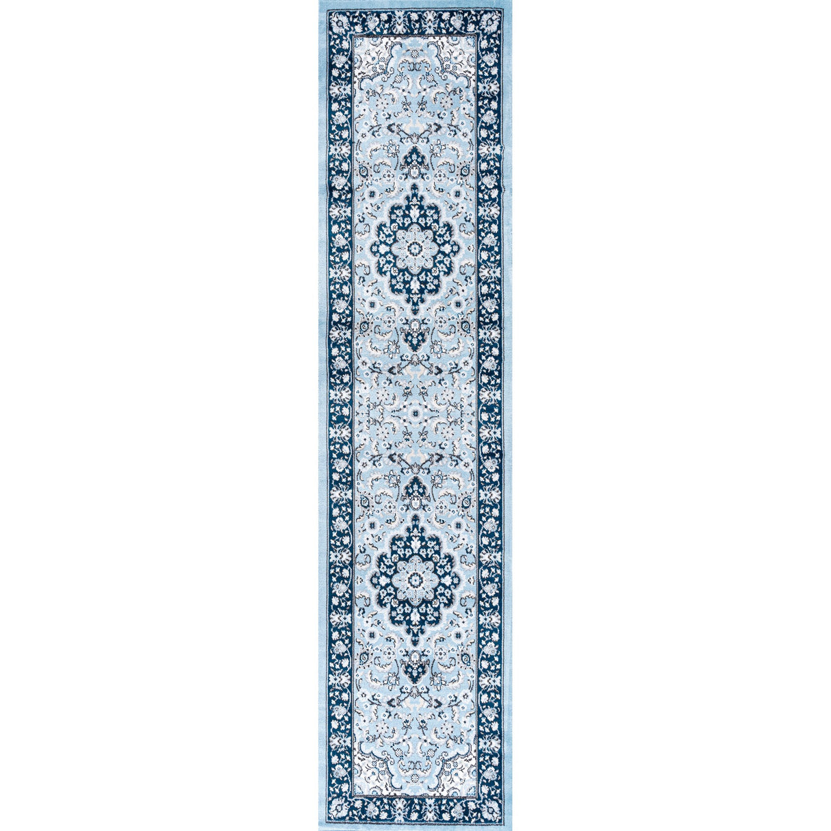 Palmette Modern Persian Floral Runner Rug
