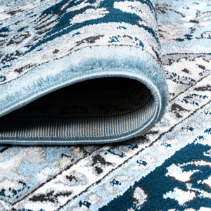 Palmette Modern Persian Floral Runner Rug
