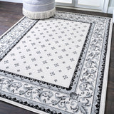 Acanthus French Border Area Rug
