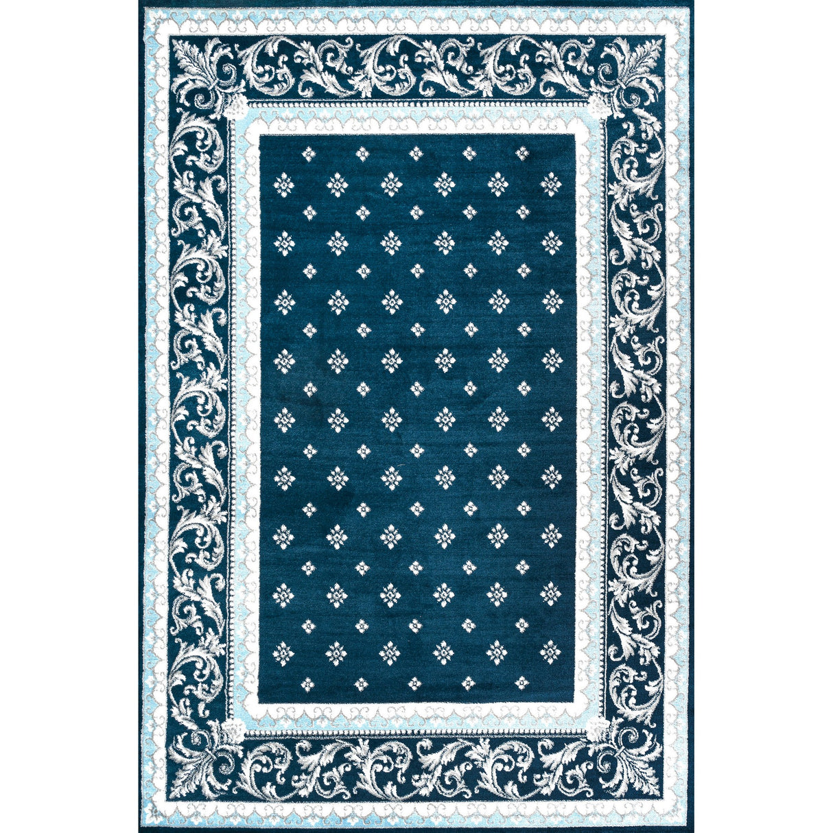 Acanthus French Border Area Rug