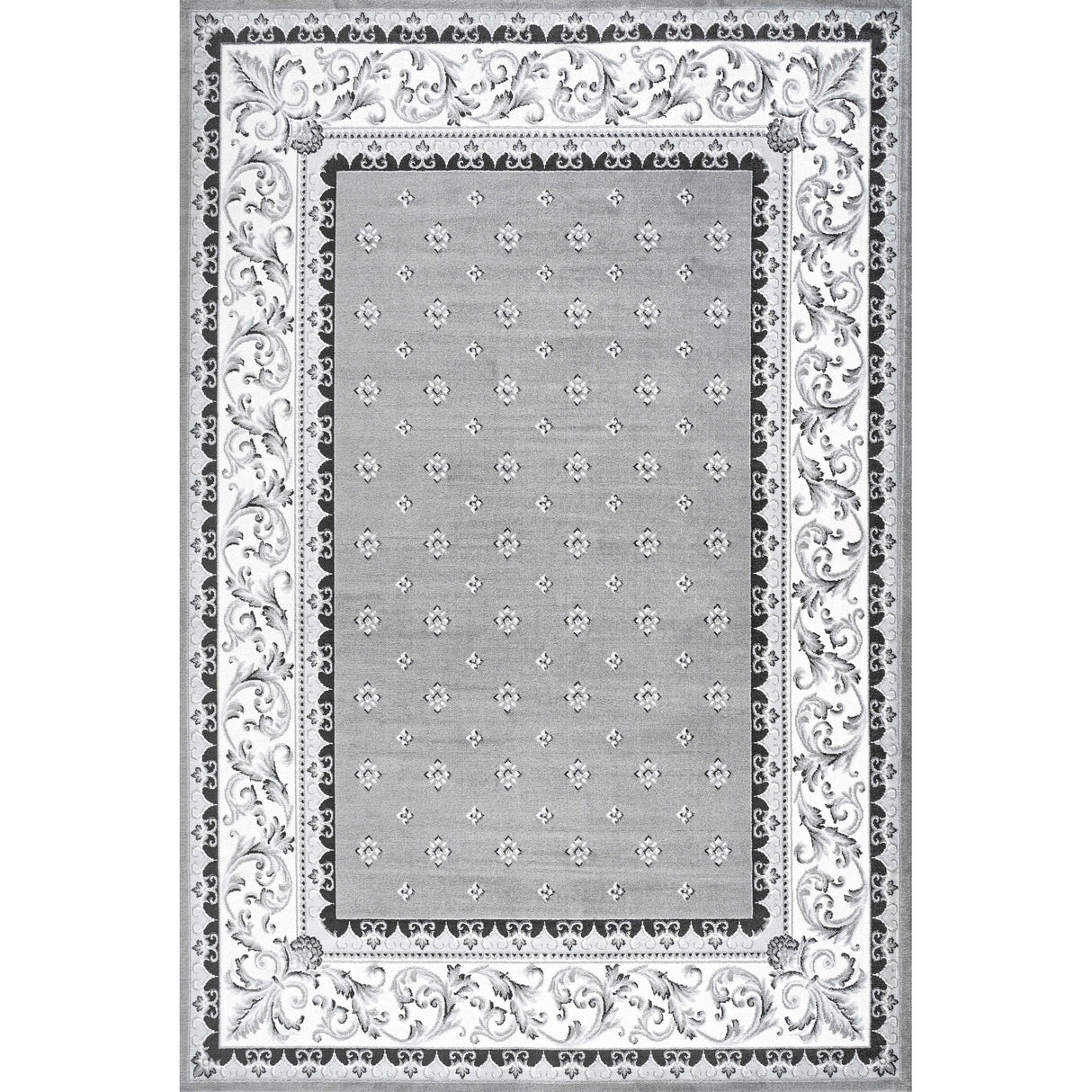 Acanthus French Border Area Rug