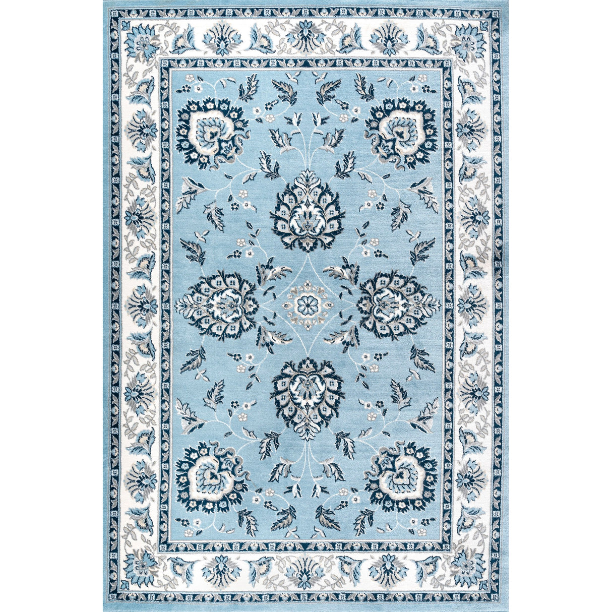 Cherie French Cottage Area Rug 4 Size/6 Colors Available