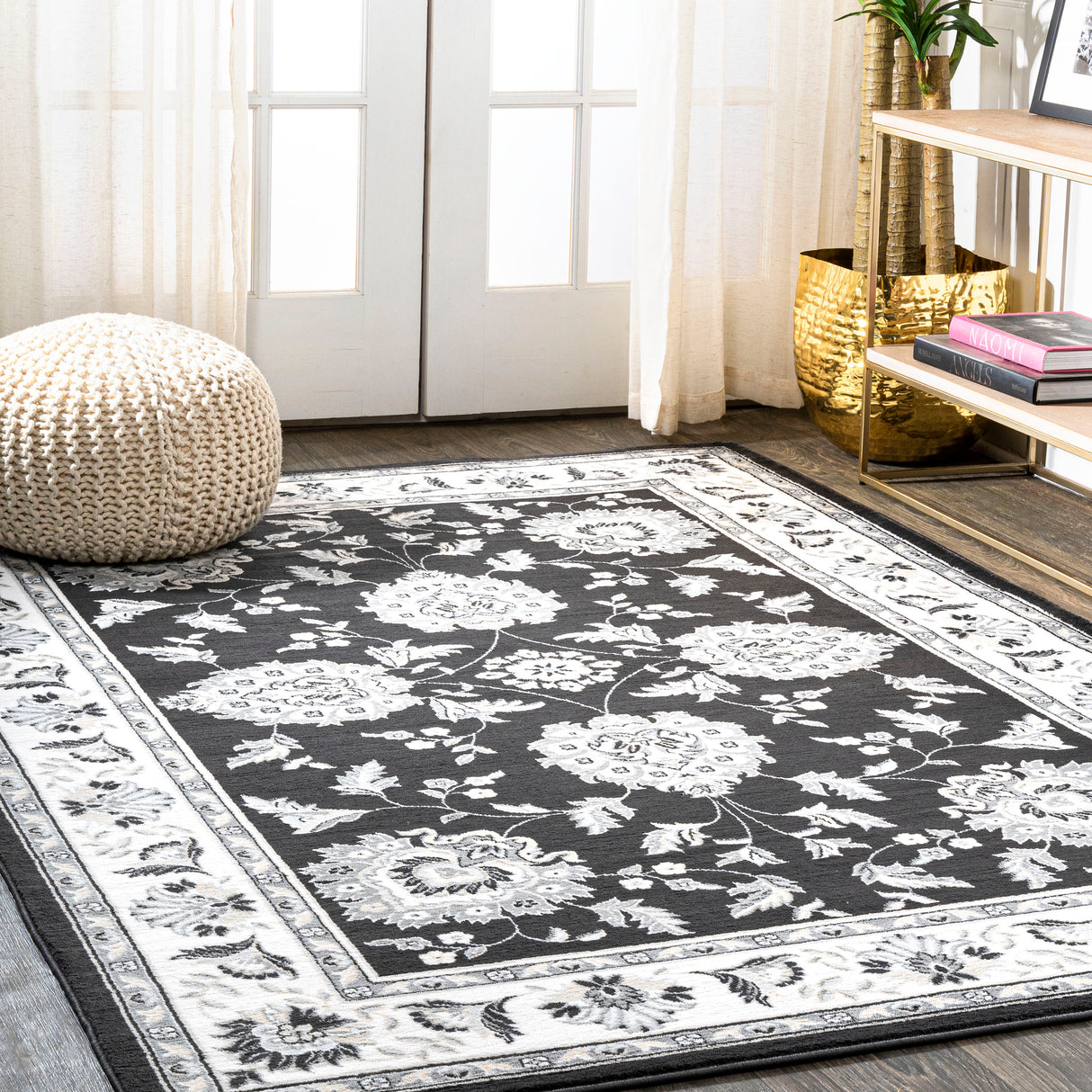 Cherie French Cottage Area Rug 4 Size/6 Colors Available