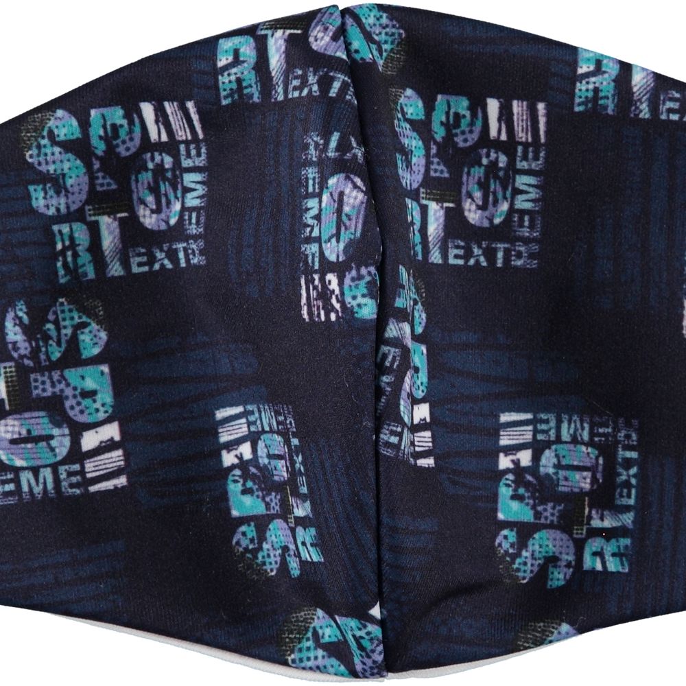 6-Pack: Men's Reusable Machine Washable Masks Mystery (3 Solid + 3 Prints)