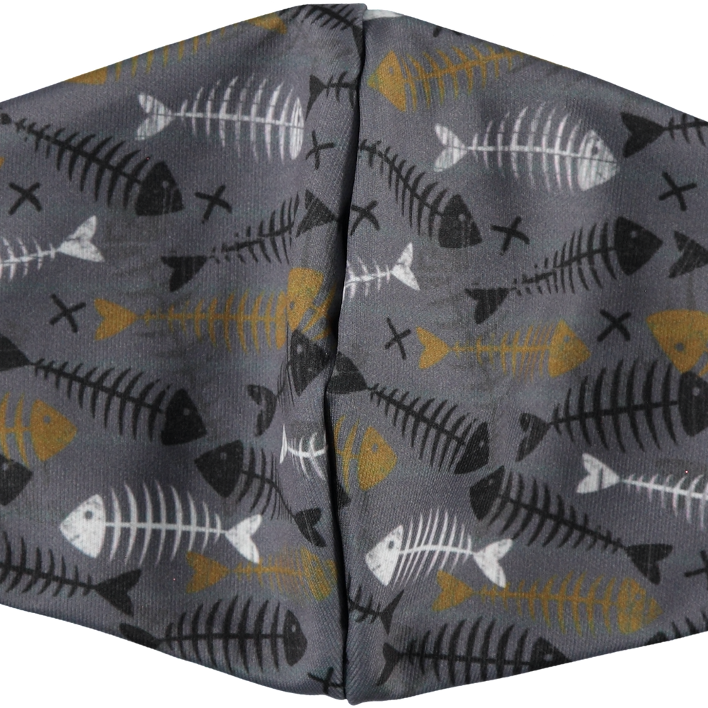 6-Pack: Men's Reusable Machine Washable Masks Mystery (3 Solid + 3 Prints)