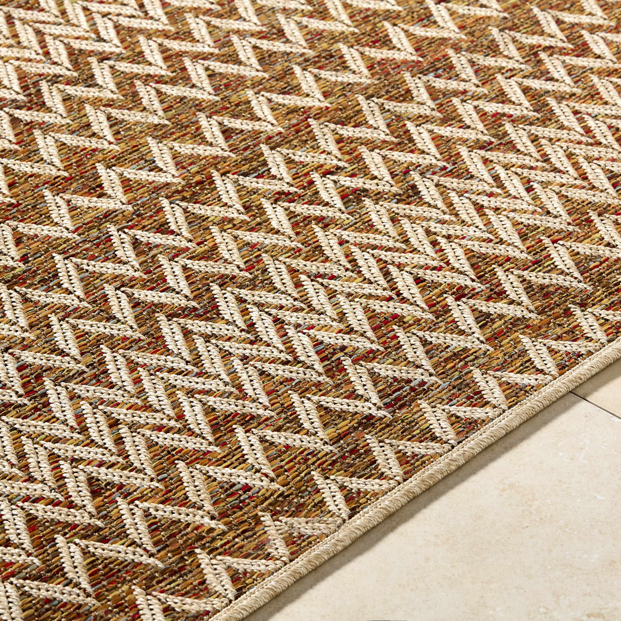 Alazne Burnt Orange Area Rug