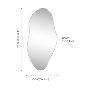 Everly Irregular Framed Decorative Wall Mirror