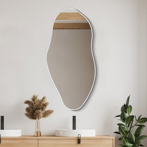 Everly Irregular Framed Decorative Wall Mirror