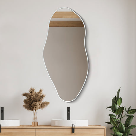 Everly Irregular Framed Decorative Wall Mirror