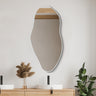 Everly Irregular Framed Decorative Wall Mirror