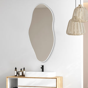 Everly Irregular Framed Decorative Wall Mirror