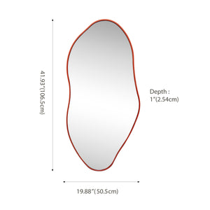 Everly Irregular Framed Decorative Wall Mirror
