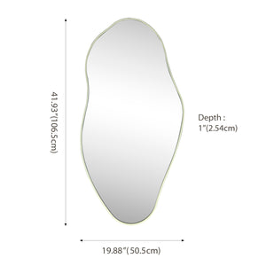 Everly Irregular Framed Decorative Wall Mirror