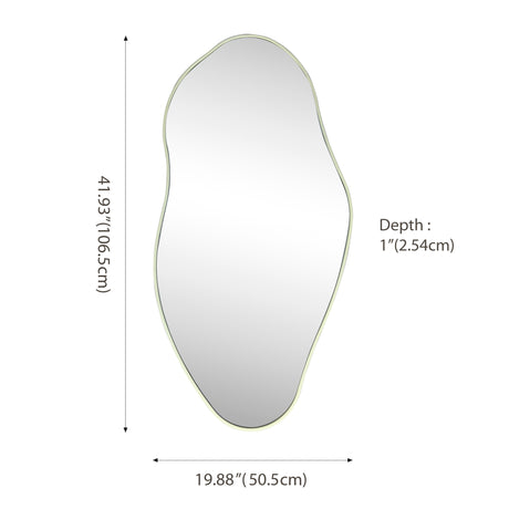 Everly Irregular Framed Decorative Wall Mirror