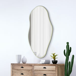 Everly Irregular Framed Decorative Wall Mirror