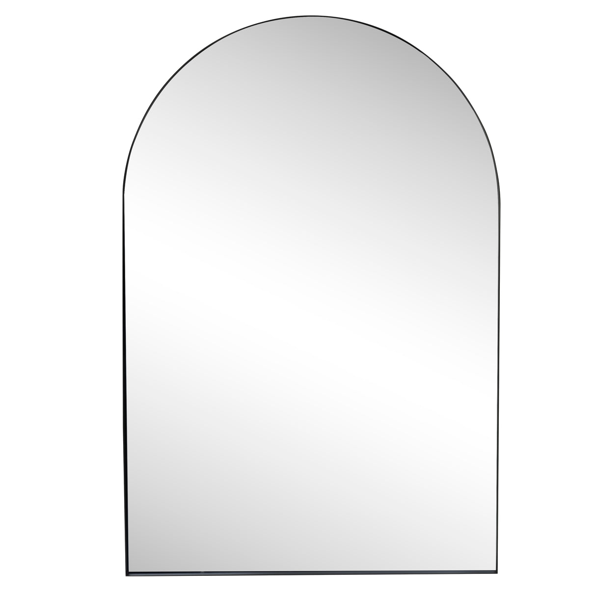 Elodie Medium Arched Metal Framed Wall Mounted Mirror