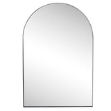 Elodie Medium Arched Metal Framed Wall Mounted Mirror