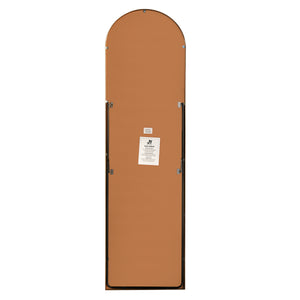 Adrian Large Arched Metal Framed Floor Full-Length Mirror