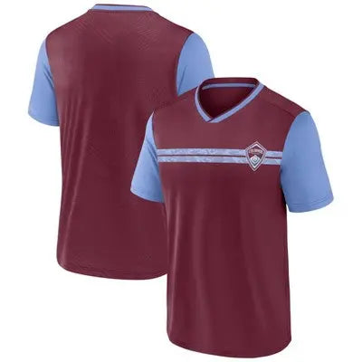 MLS Colorado Rapids Men's Shoot Out V-Neck Jersey Team Officially Licensed