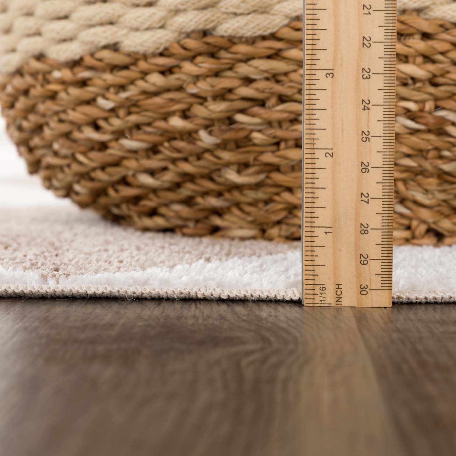 Ulric Brown Diamond Washable Area Rug