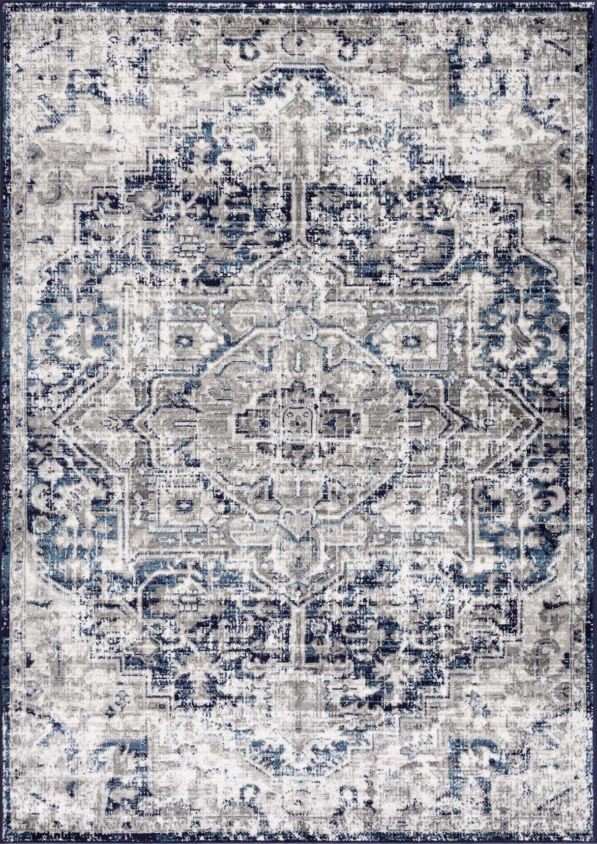 Buenaventura Navy Area Rug - Clearance