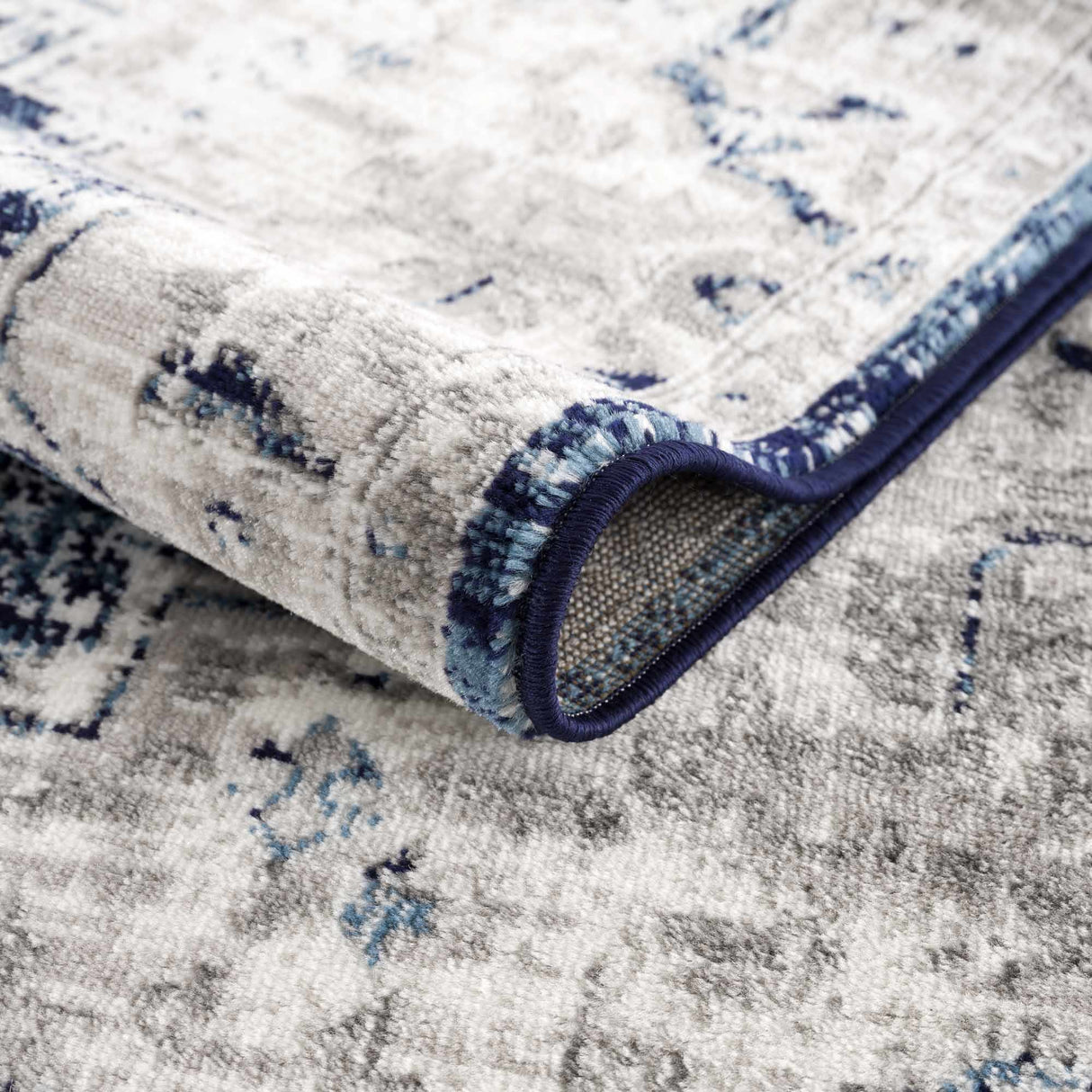 Buenaventura Navy Area Rug - Clearance