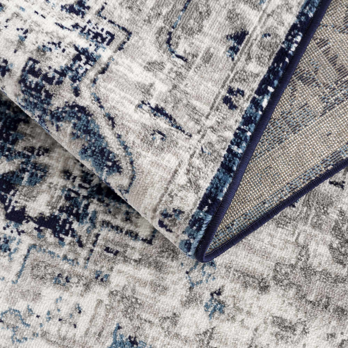 Buenaventura Navy Area Rug - Clearance