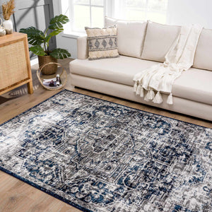 Buenaventura Navy Area Rug - Clearance