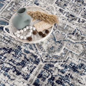 Buenaventura Navy Area Rug - Clearance