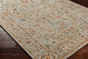 Asabi Tan Textured Rug with Fringes