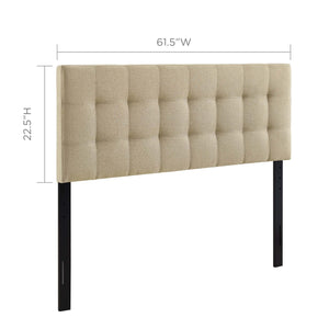 Lily Upholstered Fabric Queen Headboard by Modway