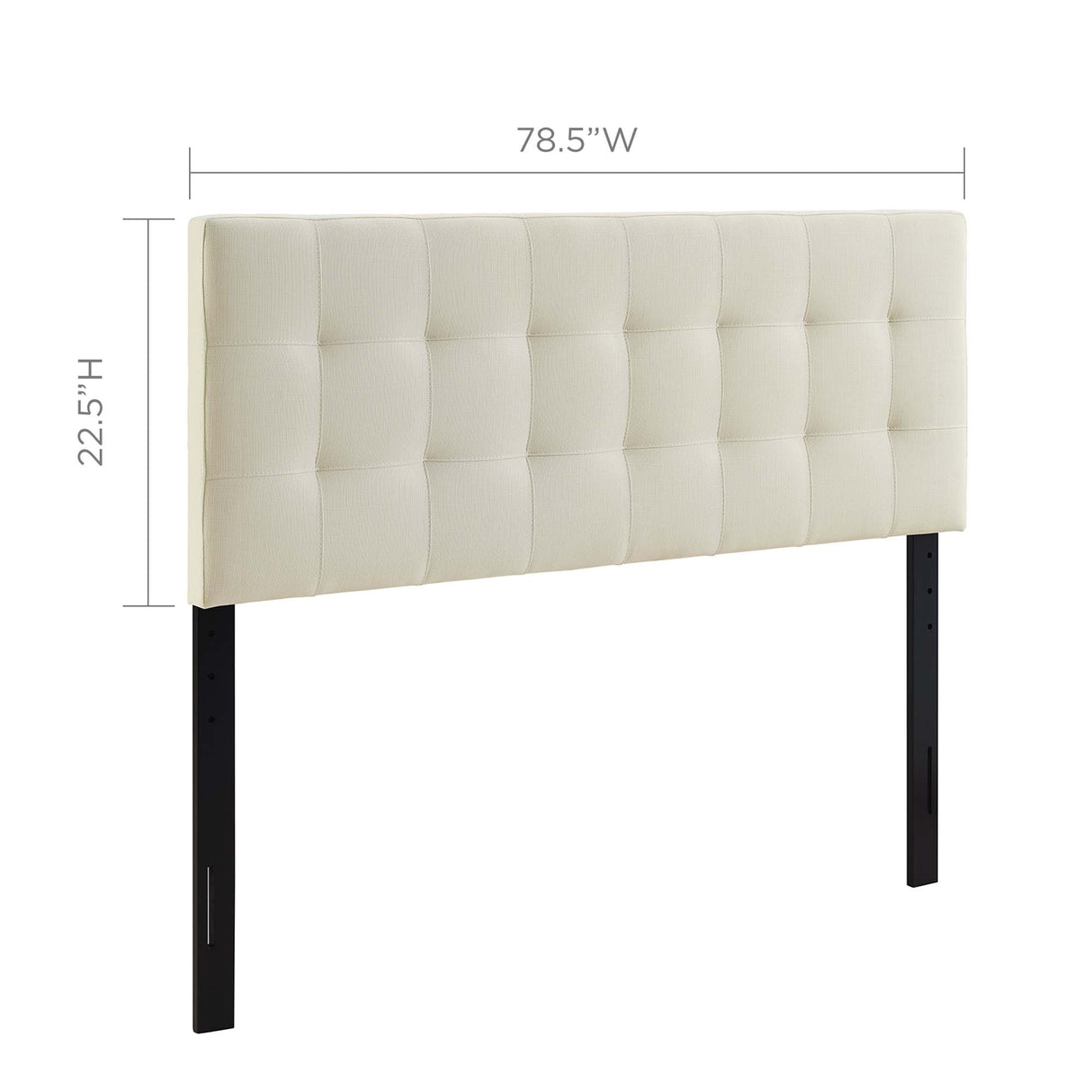 Lily Upholstered Fabric King Headboard by Modway