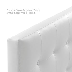 Lily Upholstered Vinyl King Headboard by Modway