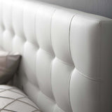 Lily Upholstered Vinyl King Headboard by Modway