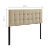 Lily Upholstered Fabric Full Headboard by Modway
