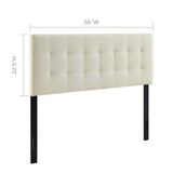 Lily Upholstered Fabric Full Headboard by Modway