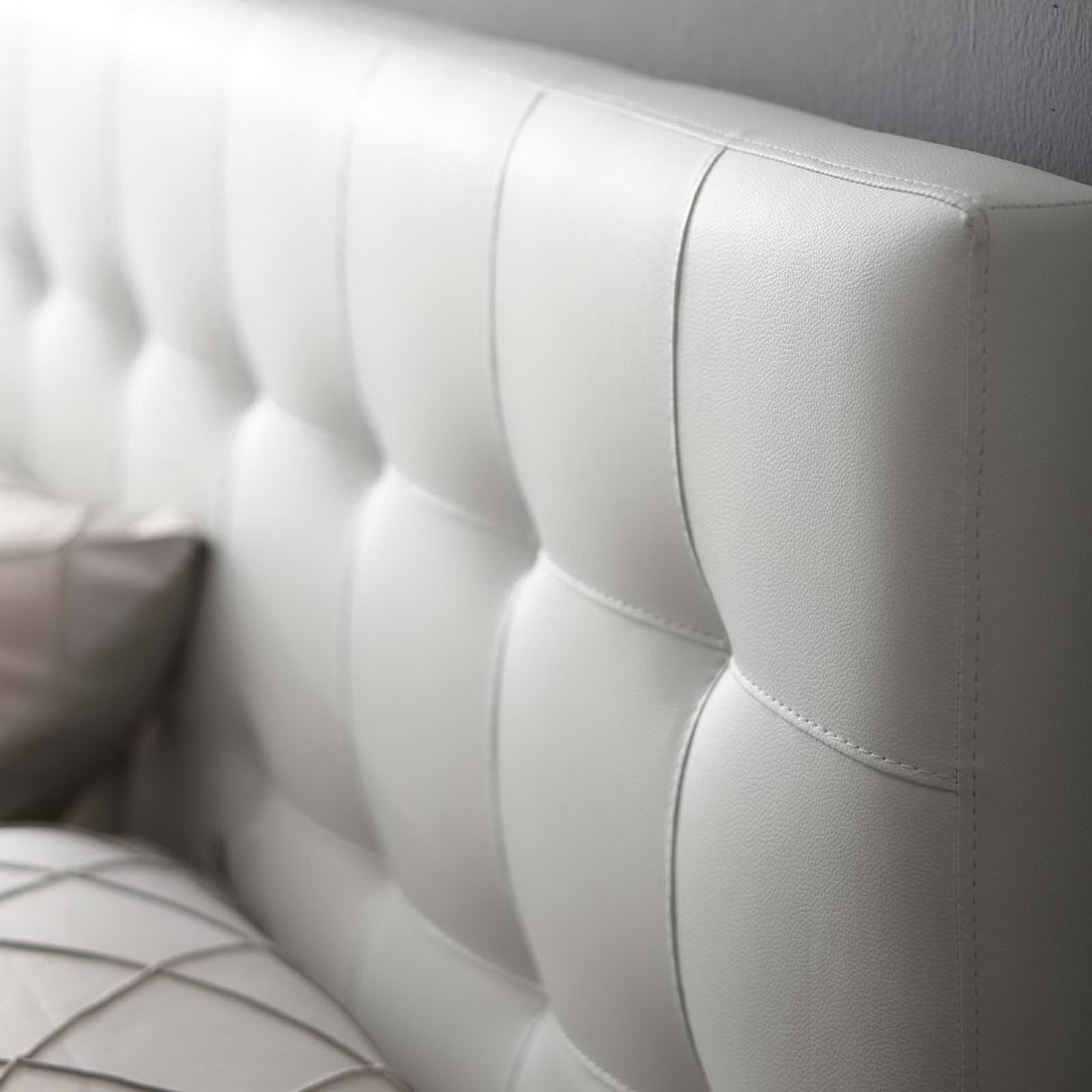 Lily Upholstered Vinyl Full Headboard by Modway