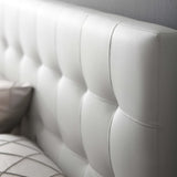 Lily Upholstered Vinyl Full Headboard by Modway