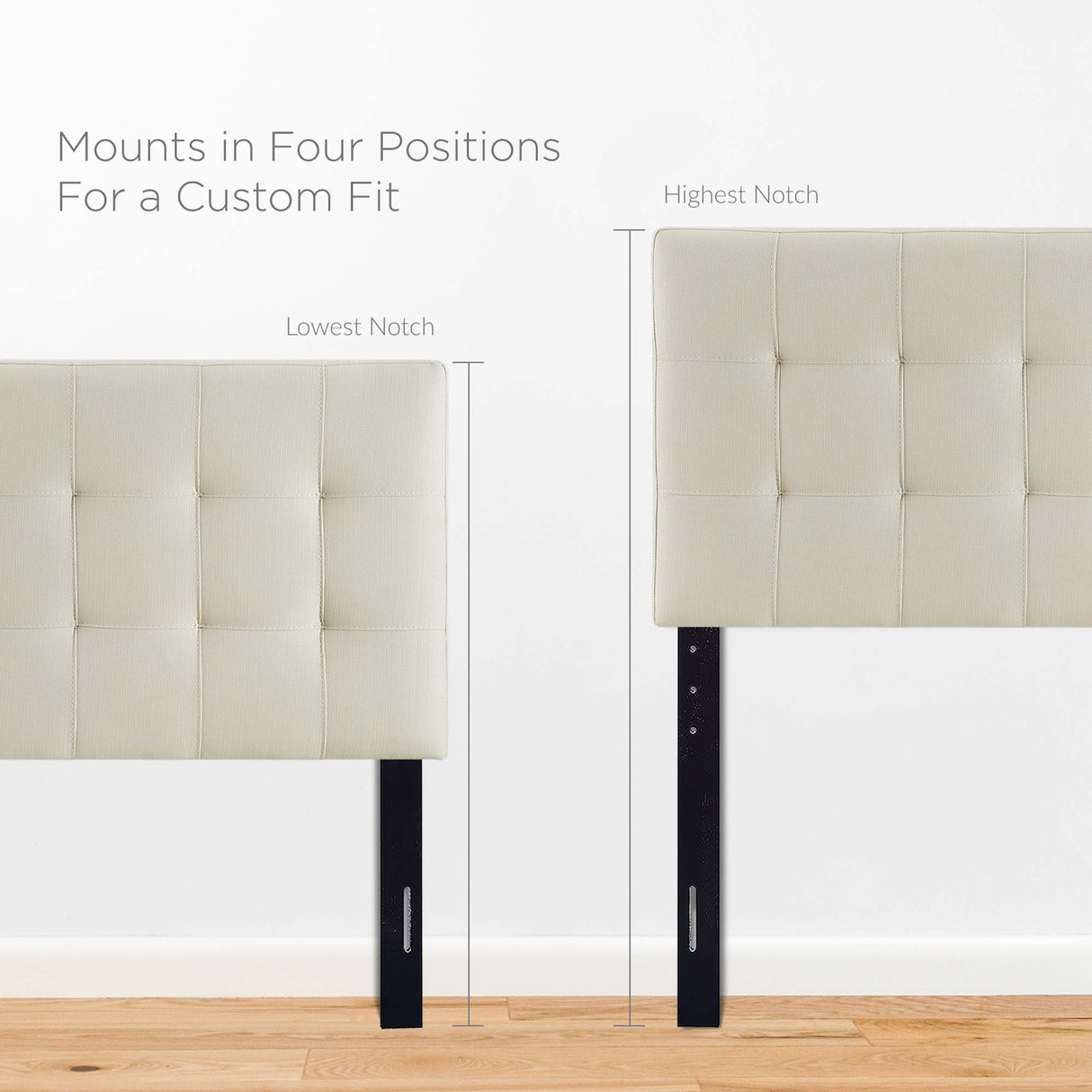 Lily Upholstered Fabric Twin Headboard by Modway