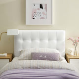 Lily Upholstered Vinyl Twin Headboard by Modway