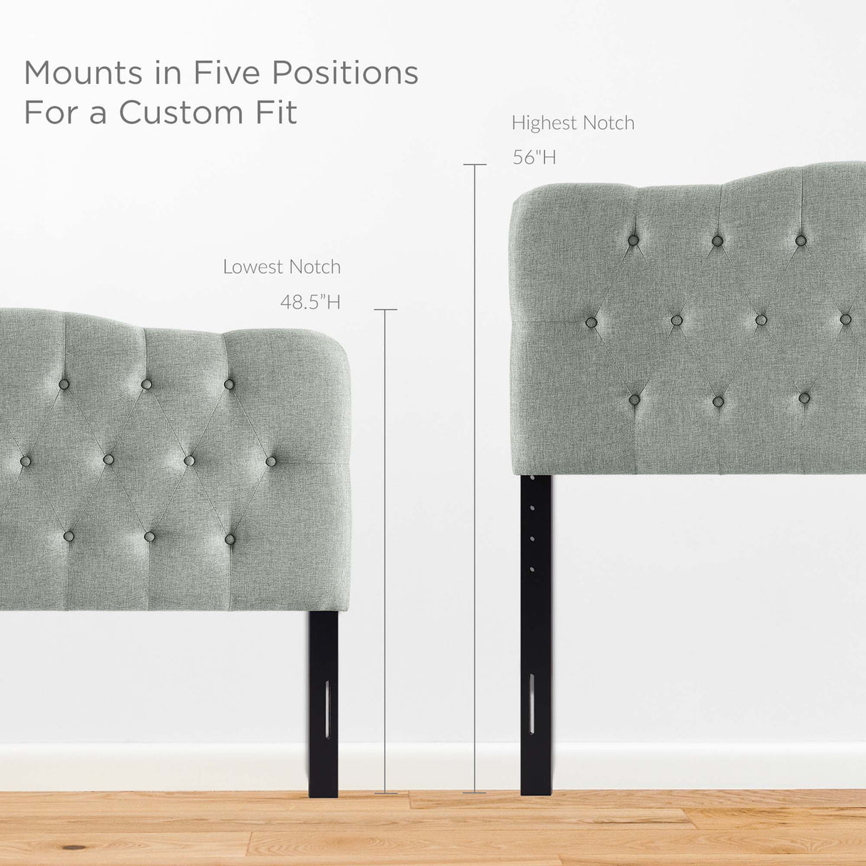 Annabel Upholstered Fabric Queen Headboard by Modway