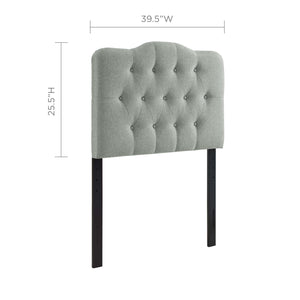 Annabel Upholstered Fabric Twin Headboard by Modway