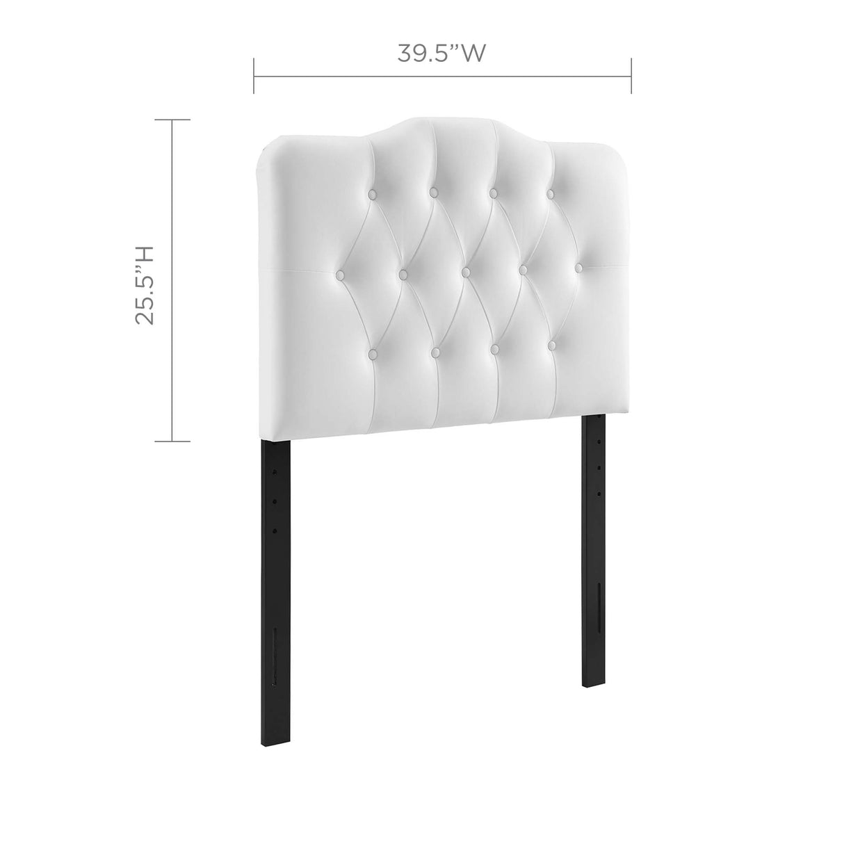 Annabel Upholstered Vinyl Twin Headboard by Modway
