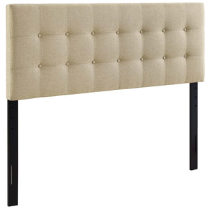Emily Upholstered Fabric Queen Headboard by Modway