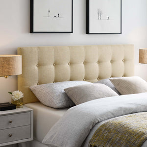 Emily Upholstered Fabric Queen Headboard by Modway