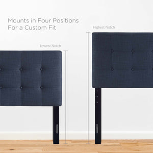 Emily Upholstered Fabric Queen Headboard by Modway